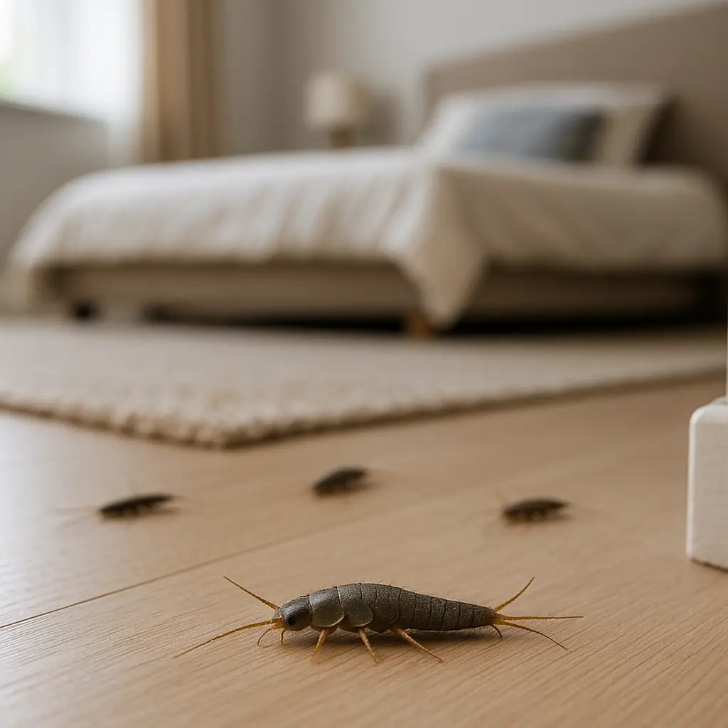 Zilvervisjes in badkamer Hoofddorp